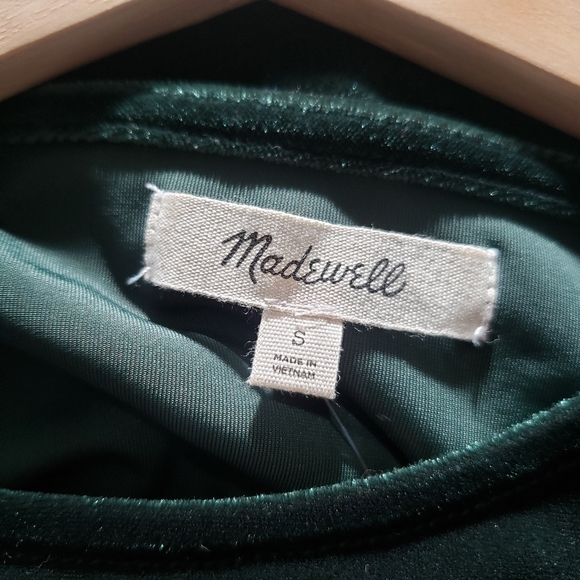 Madewell Velvet Butterfly Top sz S - Picture 9 of 12